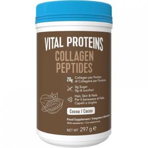 Vital Proteins Коллагеновые пептиды, порошок, добавка, тип I, Iii, какао-вкус, гидролизованный коллаген для кожи, волос, ногтей, суставов, без молочных продуктов и глютена, 20 г на порцию, 297 г