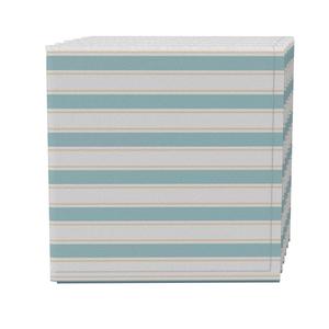Набор салфеток из 4 шт., 100 % хлопок, 20x20 дюймов, синяя горизонтальная полоска