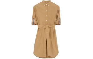 Burberry Женские шорты-платье с рукавами, цвет Camel