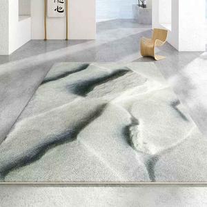 AOVOC Ковер 200х340 см для гостиной/спальни в стиле ваби-саби, Monjia Second Generation Thick Version 04, толстый