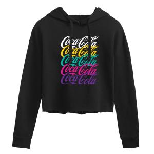 Худи в стиле 90-х годов с логотипом Coca-Cola Coke Licensed Character, черный