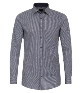 Деловая рубашка VENTI "Деловая рубашка VENTI принт", синий