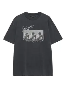 Футболка Ashton с графичным принтом ANINE BING, серый