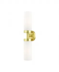 Настенный светильник Aero 2 Lights Vanity Sconce Livex, золотистый тон