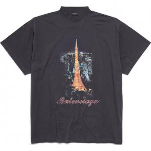 Футболка мужская черная Balenciaga, черный