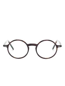 Очки в круглой оправе Lunor, коричневый