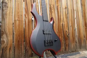 Электрический бас-гитар ESP LTD SIGNATURE SERIES FL-4 Black Red Burst Satin с 4 струнами и кейсом (2024)