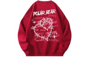 Толстовка унисекс Polar Bear POLAR BEAR, Бургундия