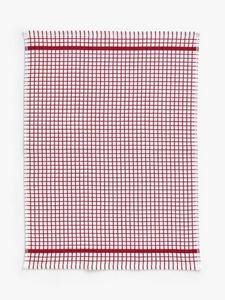 Хлопковый чайный полотенце John Lewis Check Terry John Lewis ANYDAY, Red
