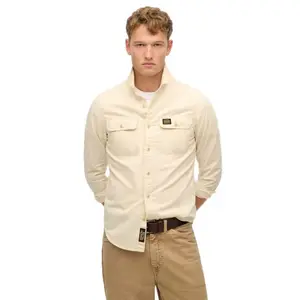 Рубашка Superdry Cotton Workwear, бежевый