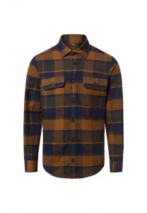 Рубашка Nils Sundström, Camel Indigo