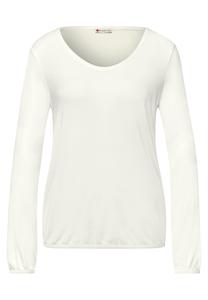 STREET ONE Лонгслив в цвете Off White