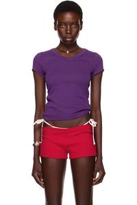 эксклюзивная фиолетовая футболка Jill Baby от Ssense Flore Flore, фиолетовый