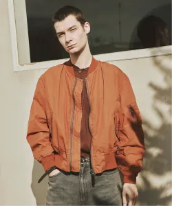 Куртка-бомбер Overfit Light Bomber Garment Dyes Blouson Journal Standard, цвет Orange