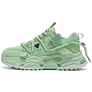 JKEM Низкие массивные кроссовки мужские зеленые, цвет Green