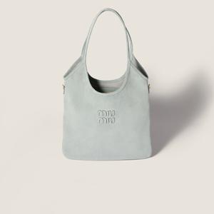 Сумка Ivy из замши MIU MIU, зеленый