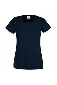 Легкая футболка с короткими рукавами Lady-Fit Fruit of the Loom, темно-синий