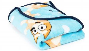 Плюшевый дорожный плед Bluey and Bingo 40 x 50 дюймов, голубой