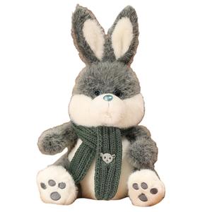 Милые разноцветные овсяные кролики мягкие и милые креативные куклы плюшевые куклы высота 23см/35см Whoops, темно-зеленый