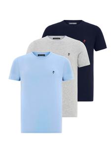 Рубашка Jacey Quinn, темно-синий/светло-синий