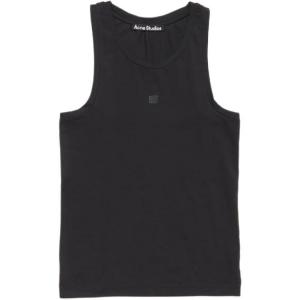 Футболка-майка с логотипом Acne Studios, черный