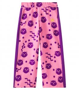 Хлопковые спортивные штаны Squiggly Cats Mini Rodini, розовый