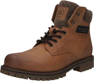 Мужские современные ботинки Bugatti с теплой подкладкой, Cognac 6300