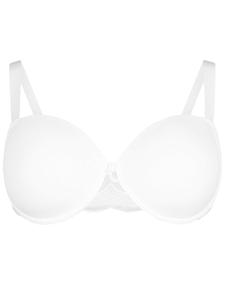 Бюстгальтер-футболка Devoted by Zizzi LFIE, белый