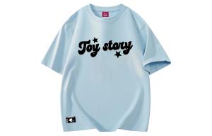 Футболки унисекс с круглым вырезом, узкий прямой крой Disney, светлый синий