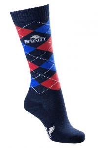 Носки для верховой езды унисекс START Check in diamonds