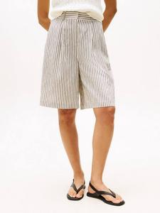 Кринкл бермуды с широкими штанинами Tommy Hilfiger, Natural/Multi