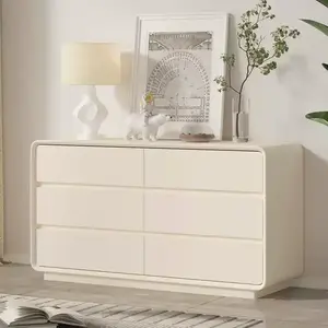 Yu Senyi Комод 100х40х63 см для спальни и гостиной из массива дерева с лаковым покрытием, 5 и 6 ящиков, настенный, без установки