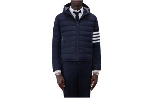 THOM BROWNE Четырехслойная утепленная куртка, Dark Blue