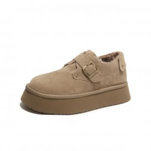 CHERRY&KALIKA Термостойкие абразивостойкие противоскользящие утепленные высокие женские зимние ботинки до щиколотки абрикос, цвет Apricot