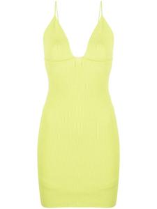 DSQUARED2 трикотажное платье с V-образным вырезом