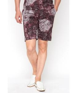 Шорты для отдыха R by TORNADO MART с барочным леопардовым принтом Можно носить как комплект, цвет Bordeaux