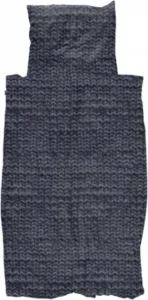 Постельное белье из хлопка Twirre Charcoal Black 135 x 200 см, вкл. 1 наволочку 80 x 80 см Snurk