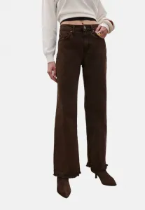 Широкие джинсы-сигареты 04891547 Stradivarius, Mottled Light Brown