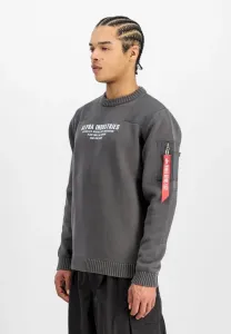 Военный джемпер Alpha Industries, Vintage Grey