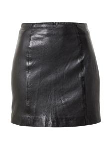 Кожаная юбка FREAKY NATION Skirt Twiggy Love, черный