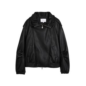 ELLE Кожаная куртка Women's Black Moderate