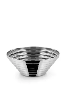 Круглая корзина maya, 10х25 см, Alessi, серебристый