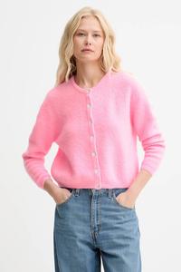 Шерстяной кардиган GILET ML COL ROND American Vintage, розовый