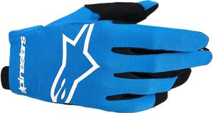 Детские мотокроссовые перчатки Alpinestars radar, Blue/White