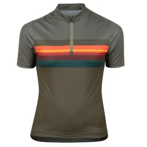 Детская велосипедная майка Junior Quest Pearl Izumi, Pale Olive/Sunset Stripe