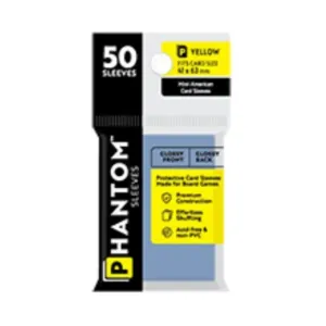 Глянцевый/матовый - Желтый, 41x63 мм (50), Phantom Sleeves