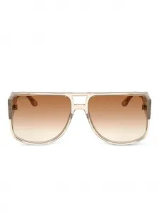 Солнцезащитные очки в геометричной оправе Lacoste, розовый