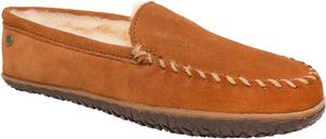 Мужские замшевые мокасины Minnetonka Tobie с меховой подкладкой из овчины и прочной подошвой для дома и улицы, коричневый