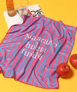 Крутая бандана 55x55 Bayflow, цвет Pink 21 (Stripe)