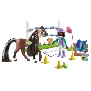 Детский конструктор Playmobil Horse Jump With Zoe And Blaze, мультиколор